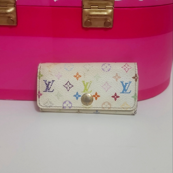 Louis Vuitton Murakami Multicolor Key Holder Key ring Case - Picture 1 of 4